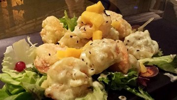 salted egg prawns
