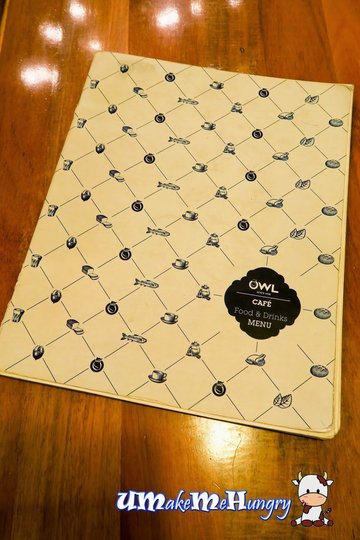 Owl Cafe Menu