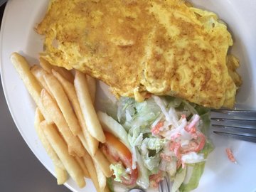 Chicken & Mushroom Omelette