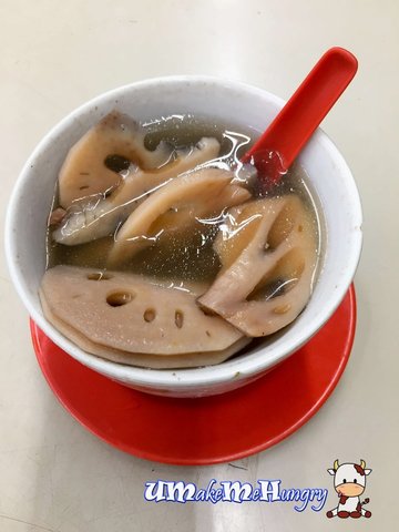 Lotus Roots and Spare Ribs Soup - $3