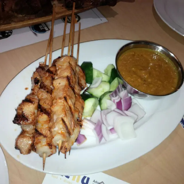 Chipotle Pork Belly Satay