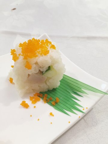 Fragrant Chicken Rice Sushi Roll
