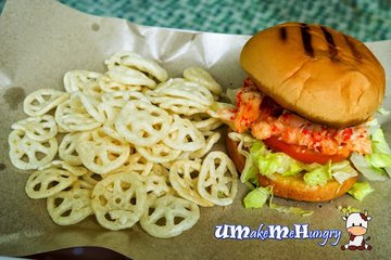 Happy Peppy Lobster Burger