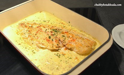 Red Mullet with Mustard Cream