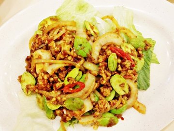 Sambal Petai With Minced Pork