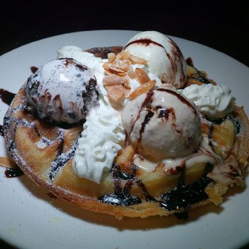 Triple Gelato Waffles