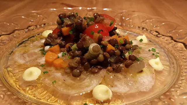 pork trotters carpaccio