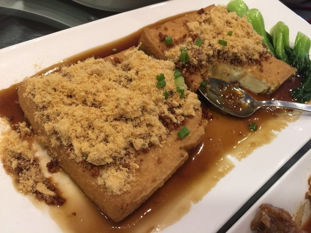 Tofu with Cai Poh & Floss