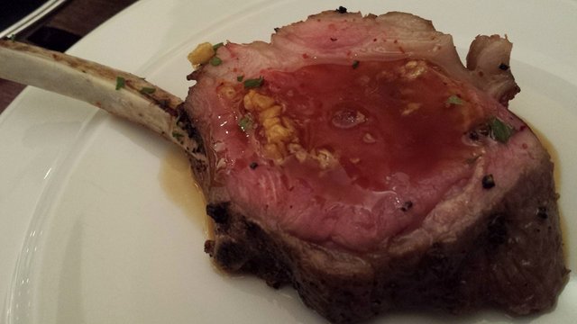 rack of lamb-almost raw