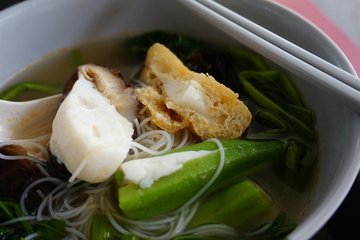 酸羊角豆，釀豆卜