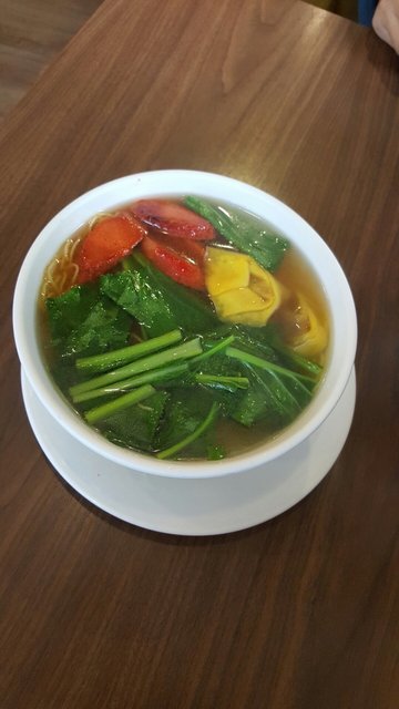 wanton mee with soup