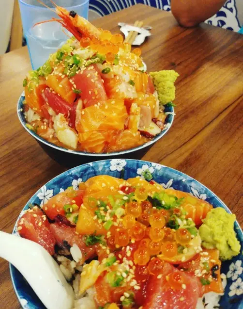 Basic Chirashi and Premium Chirashi
