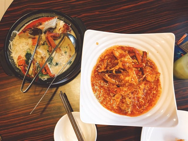 用蟹做湯底,好鮮甜