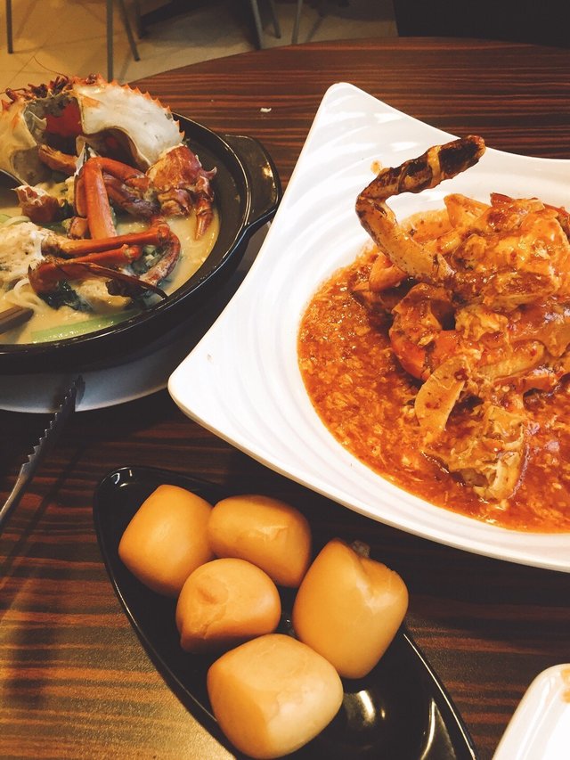 辣椒蟹點饅頭真係好好味