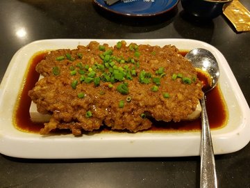 Minced Beef on Water Tofu