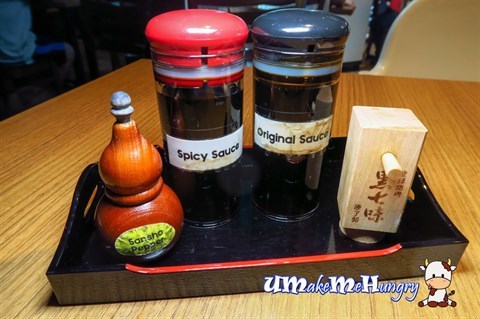 Condiments on Table