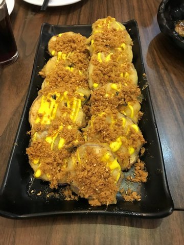 Eggplant With Chicken Floss