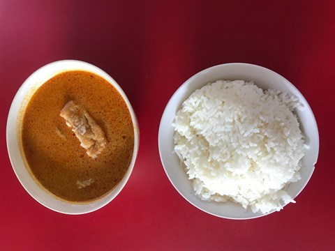 Curry Chicken + Rice