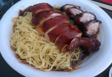 Chicken dumstick & bbq pork