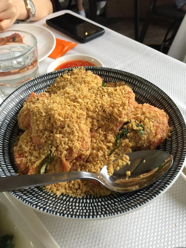 麥片蝦球