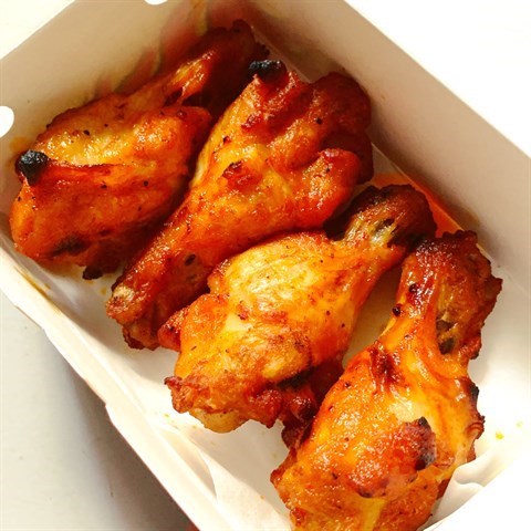 Juicy, tender drumlets marinated in New Orleans spices.