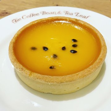 Caramel Passion Fruit & Coconut Tart