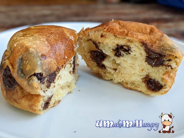 Cross Section of Chocolate Brioche