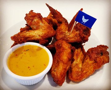 Salted Egg Chicken Wings