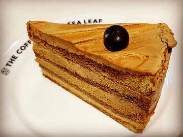 Caramel Coffee Mousse Cake