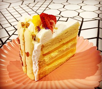 Mango Charlotte Yogurt Cake