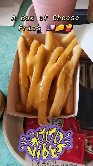 A Box of Cheese Fries 🇺🇸🧀🍟