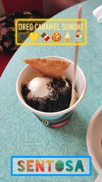 Oreo Caramel Sundae 🖤💛🍫🍪🍦🍨