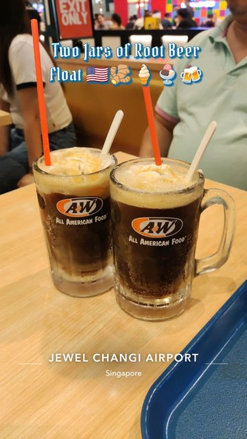 Two Jars of Root Beer Float 🇺🇸🖤🫚🍦🍨🍺