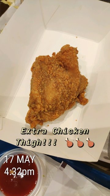 Extra Chicken Thigh!!! 🍗🍗🍗