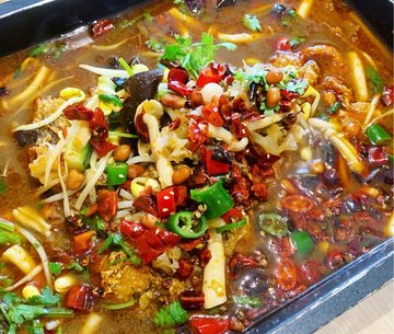 Grilled "Fish" in Sichuan Mala Broth (四川麻辣烤素鱼)