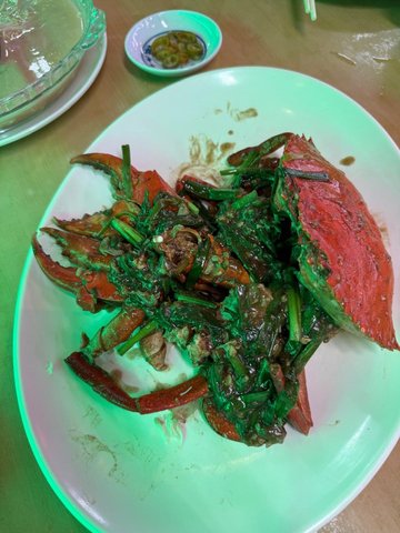 白胡椒炒蟹