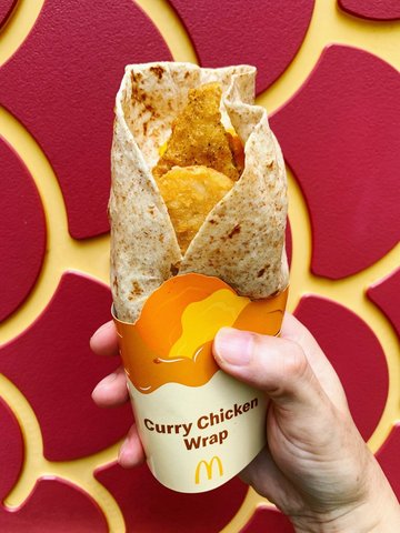 Curry Chicken Wrap