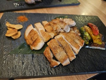 Chicken Steak with Garlic