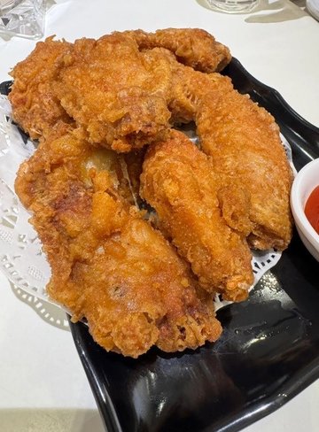 Crispy prawn paste chicken 